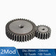 2M Cylindrical Spur Gear 12 - 100 Tooth Diameter 28mm - 204mm 45# Carbon Steel