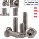 Torx Pan Head Machine Screws A2 Stainless Steel — M2 M2.5 M3 M4, 4mm–20mm