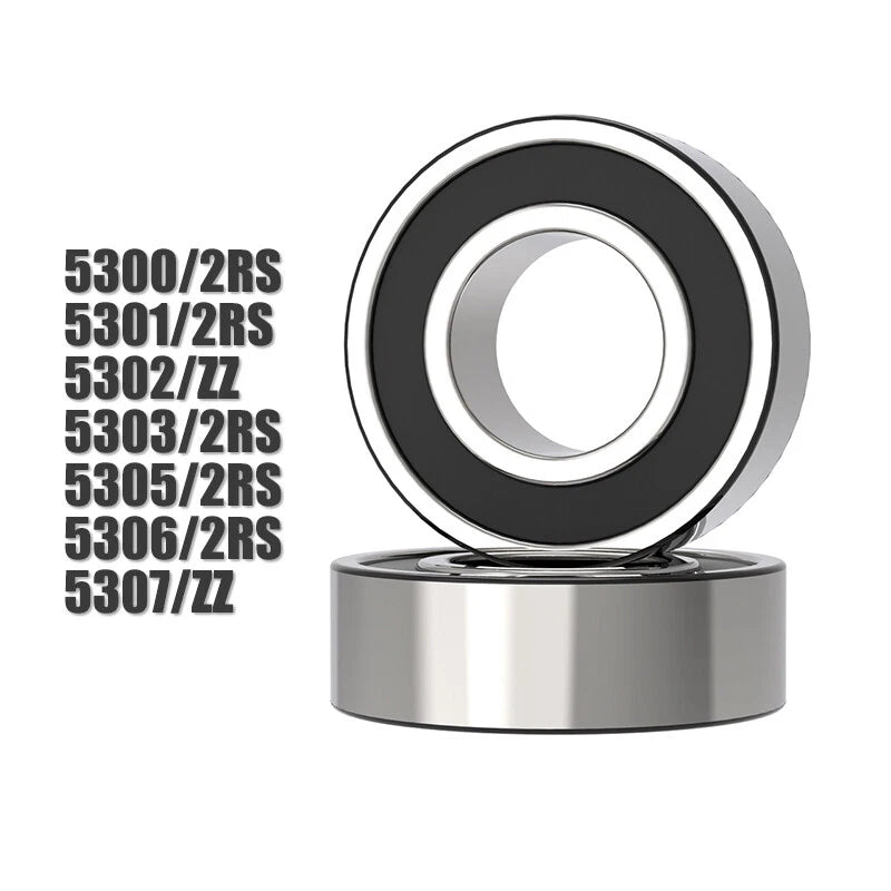 Angular Contact Ball Bearings Double Row Dual Sealed Bearing Steel 5300-5307
