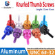 6#-32 Knurled Thumb Screws for PC Case — Aluminum Hand-Grip Panel Bolts