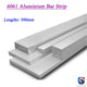 Aluminium Flat Bar Strip Plate Thickness 30mm-50mm grade 6061 T6 Lengths 500mm