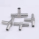 304 Stainless Steel Barbed Tee Connector — T-Shape Hose Fitting 6–25mm