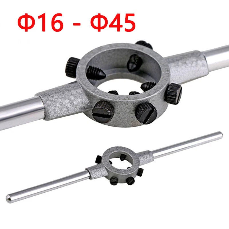 Die Stock Holder Wrench Round Holder Tap Threading Tools Holder Holds M2 to M20