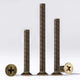 M2 M2.5 M3 M4 M5 M6 Copper Phillips Countersunk Machine Screws Pozi Drive Bolts