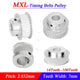 MXL-type Timing Belt Pulleys Pitch 2.032mm With Step Synchronous Wheel Width 7mm