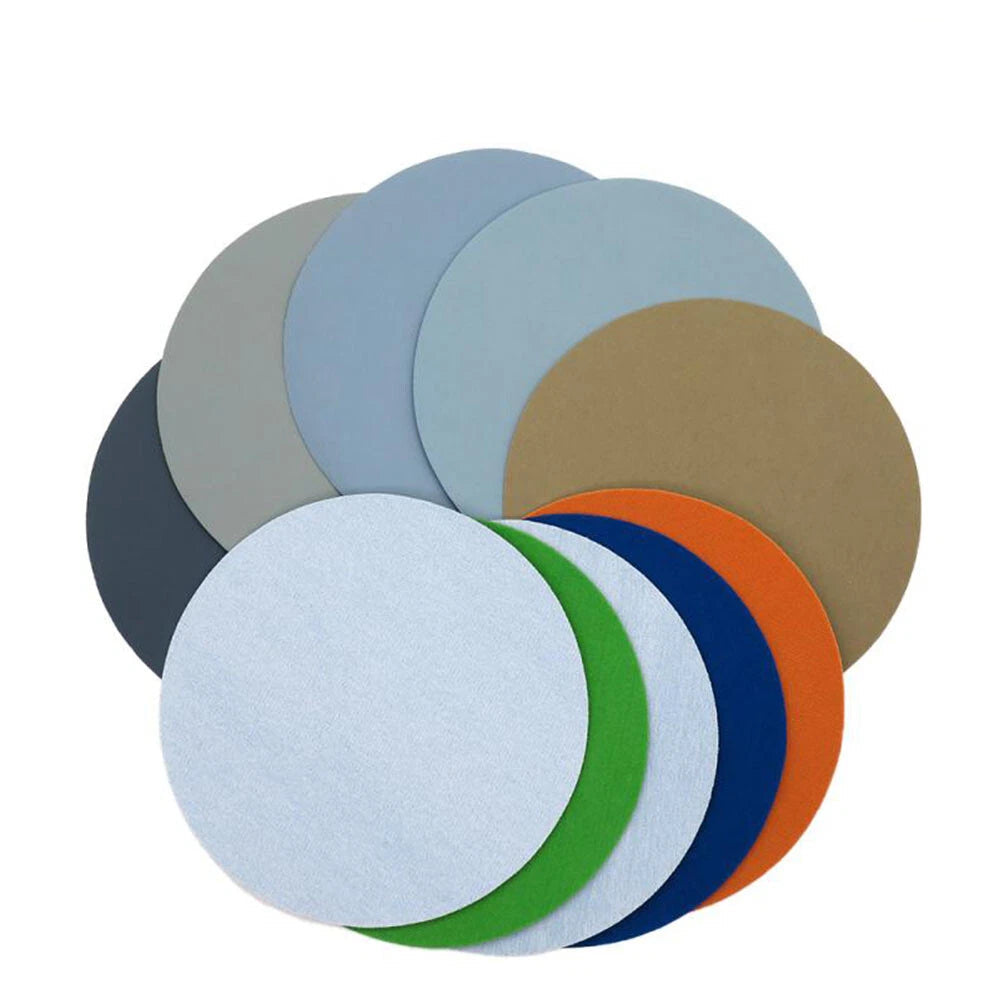 200mm Self Adhesive Sanding Discs Flocking Hook & Loop Sandpaper 1500-10000 Grit