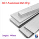 Aluminium Flat Bar Strip Plate Thickness 2mm-30mm grade 6061/6063 Lengths 500mm