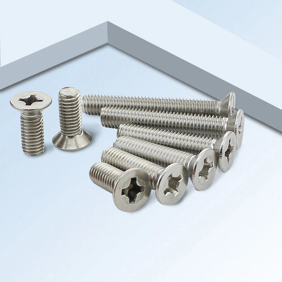 G316 Marine Grade Stainless Steel Phillips Flat Head Countersunk Machine Screws M3 M4 M5 M6