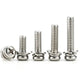 Phillips Pan Head Machine Screws with Washer Nickel Plated M2 M2.5 M3 M4