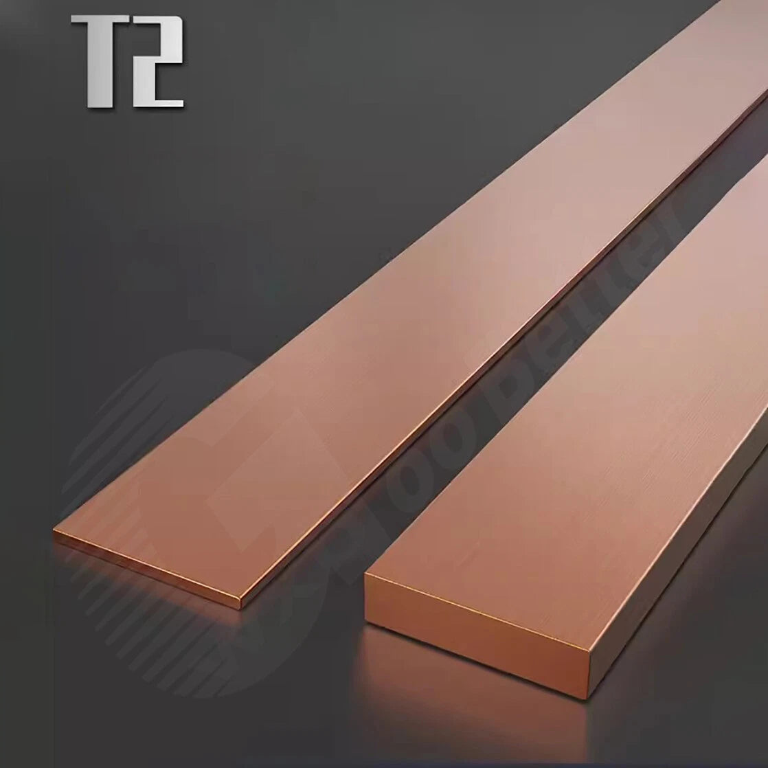Pure Cu T2 Metal Flat Bar Copper Strip Copper Plate Thick=10mm~12mm 99.9% Copper