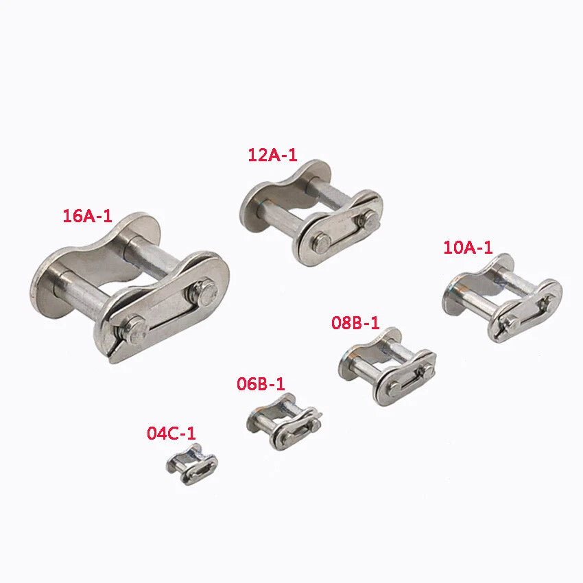 #25 #35 #40 #50 #60 #80 Roller Chain Connecting Link Full Buckle Stainless Steel