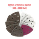Triangle Sandpaper Sheets for Electric Mouse Sander 90mm Palm Foam Sanding Pads