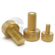 Brass Knurled Thumb Screws M2–M6 | Hand-Tighten Knob Bolts