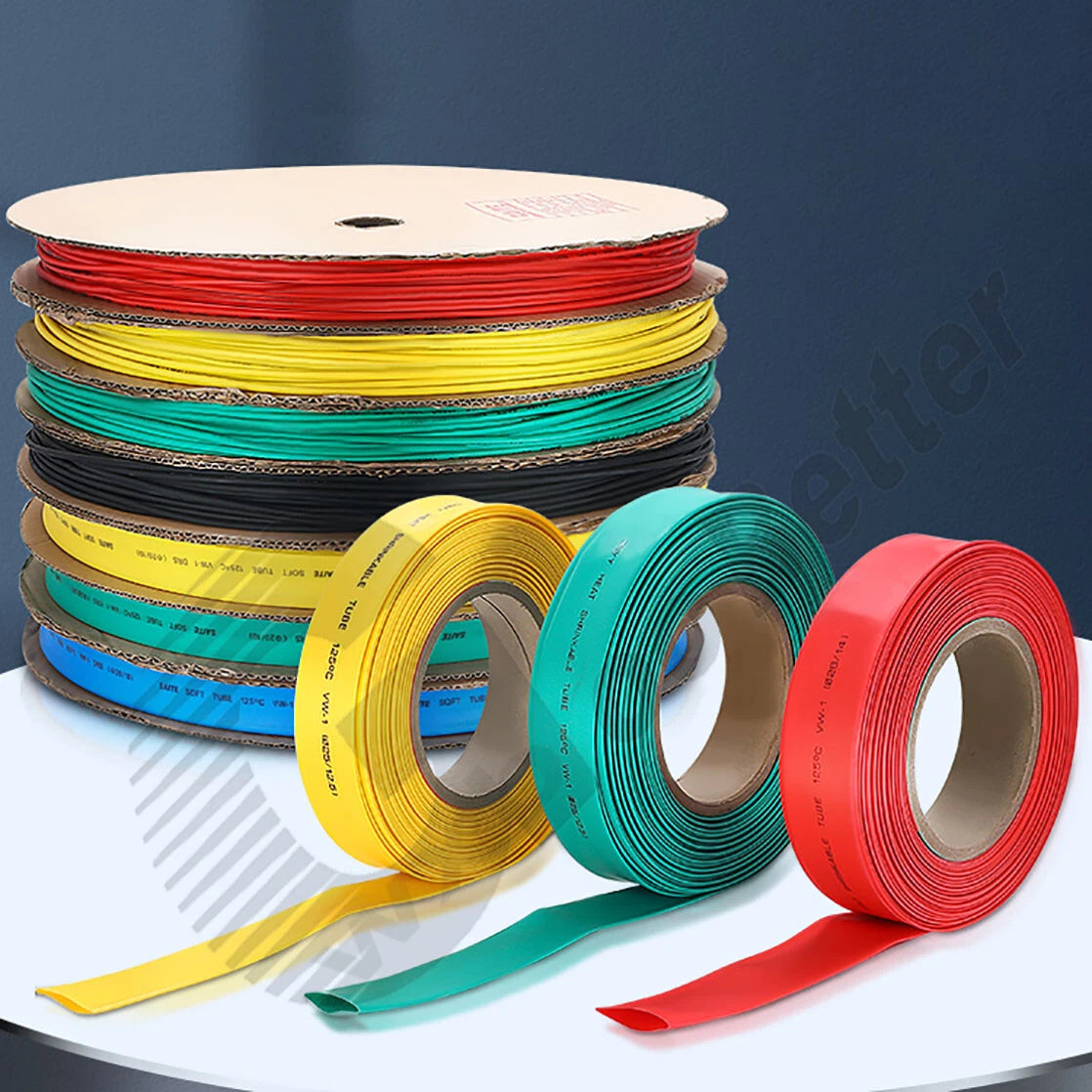 Heat Shrink Tubing φ14–φ20mm | 7 Colors | Polyolefin 2:1 Ratio | 1m / 2m / 5m