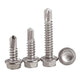 410 SS Hex Head Self‑Drilling Tek Screws – M4.2 M4.8 M5.2 M6.3 for Roofing & Sheeting