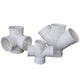 50-200mm PVC Drainage Pipe 4-Way Equal Reducer Connector Adapter Drain Fittings