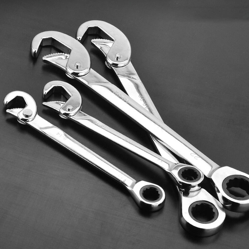 Universal Adjustable Wrench Ratchet Spanner Combination Multi-Function Spanner