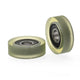 Polyurethane Molded Ball Bearing Pu Rubber Coated Bearings Pulley Guide Wheel