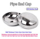 304 Stainless Steel Pipe End Cap — Welded Fitting Φ19–219mm