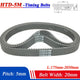 HTD 5M Timing Belt — 5mm Pitch Closed Loop Rubber Belt, 20mm Wide