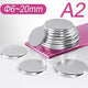 A2 304 Stainless Steel Round Plate Circular Sheet Disc Disk Thickness 1-4mm