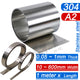 1 Meter 304 Stainless Steel Band SUS304 Sheet Foil Plate Strip Thick 0.01mm-1mm