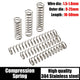 Stainless Steel Compression Spring 1.5/1.6mm Wire Diameter Pressure Small 10pcs