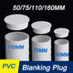 PVC Blanking Plug End Cap — Drain Pipe Stopper 50mm / 75mm / 110mm / 160mm