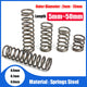 10pcs Wire Dia.0.6/0.7/0.8mm Long 10-50mm Small Springs Compression Spring Steel