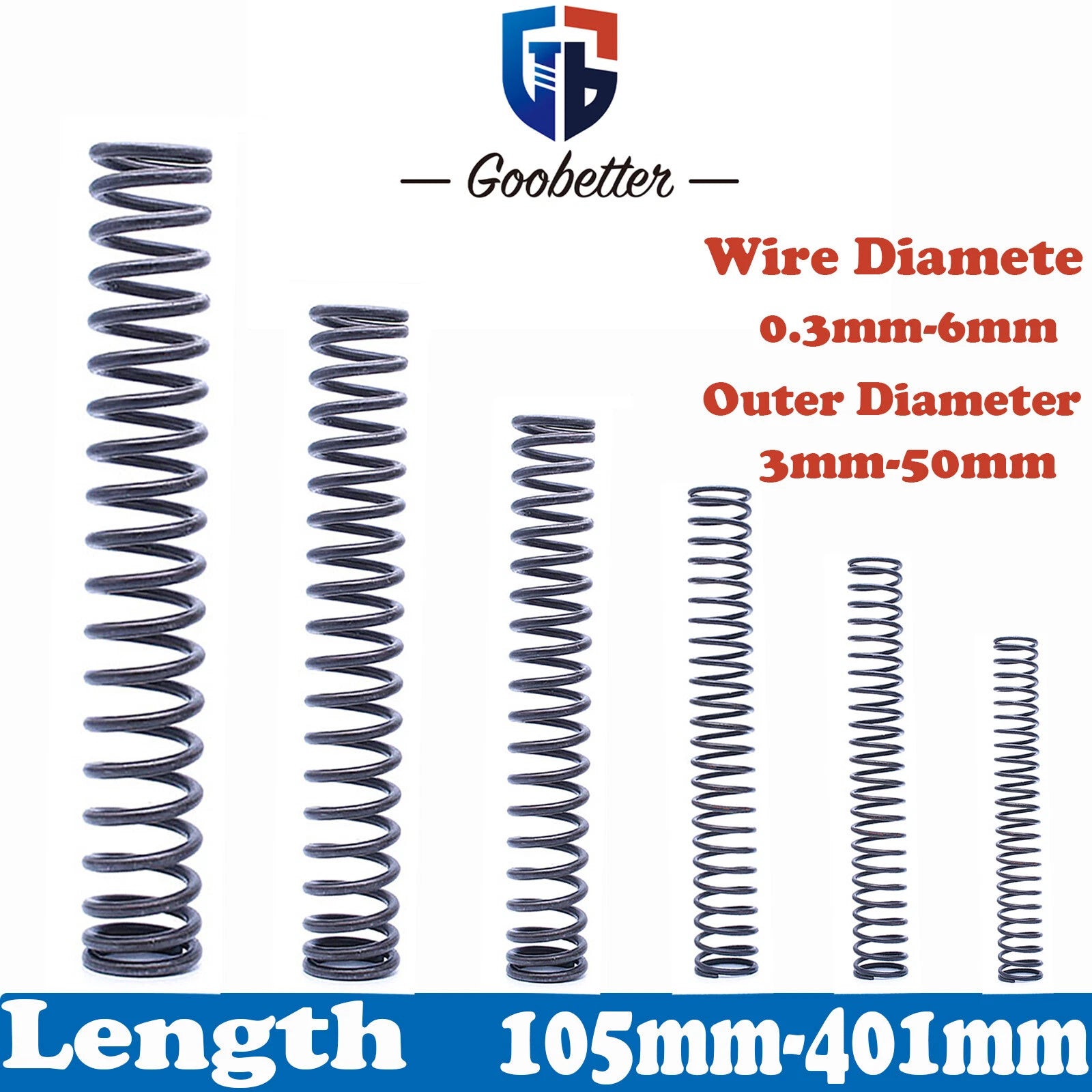 Compression Spring/Return Spring/Small Compression Sprin/OD 0.3-6mm/Spring Steel