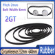 GT2 Closed Loop Timing Belt 2GT 6mm Width – CNC & 3D Printer Synchronous Belt