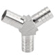 Stainless Steel Y Type Hose Joiner Barbed Splitter Fittings Equal Hose Connector