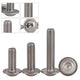 M3–M6 Flanged Button Head Screws, A2 Stainless Steel Allen Socket Machine Bolts
