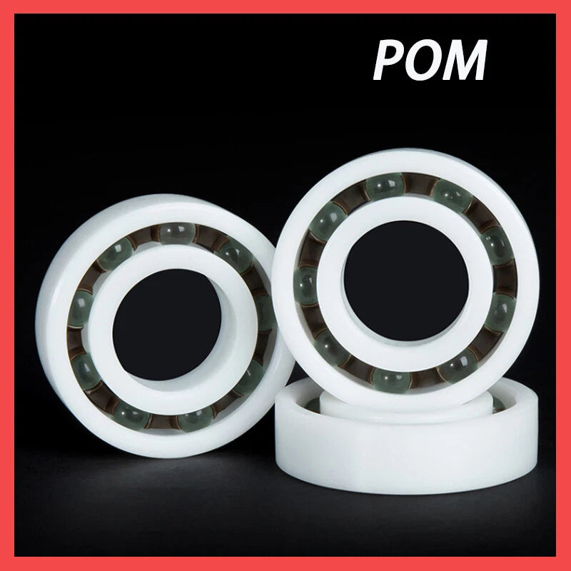 POM Plastic Bearing 603 - 6812 Glass Balls /Deep Groove Ball Bearings Waterproof