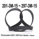 HTD 3M Timing Belt 15mm Wide – Closed Loop Synchronous Belt 201mm to 297mm