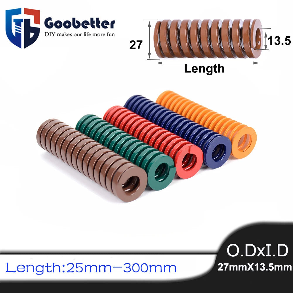 OD 27mm/ID 13.5mm Springs Compression Mould Spring Light/Medium/Heavy Load Duty