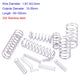 Wire Dia 1.6mm 1.8mm 2.0mm 304 Stainless Steel Compression Springs L=60mm-100mm