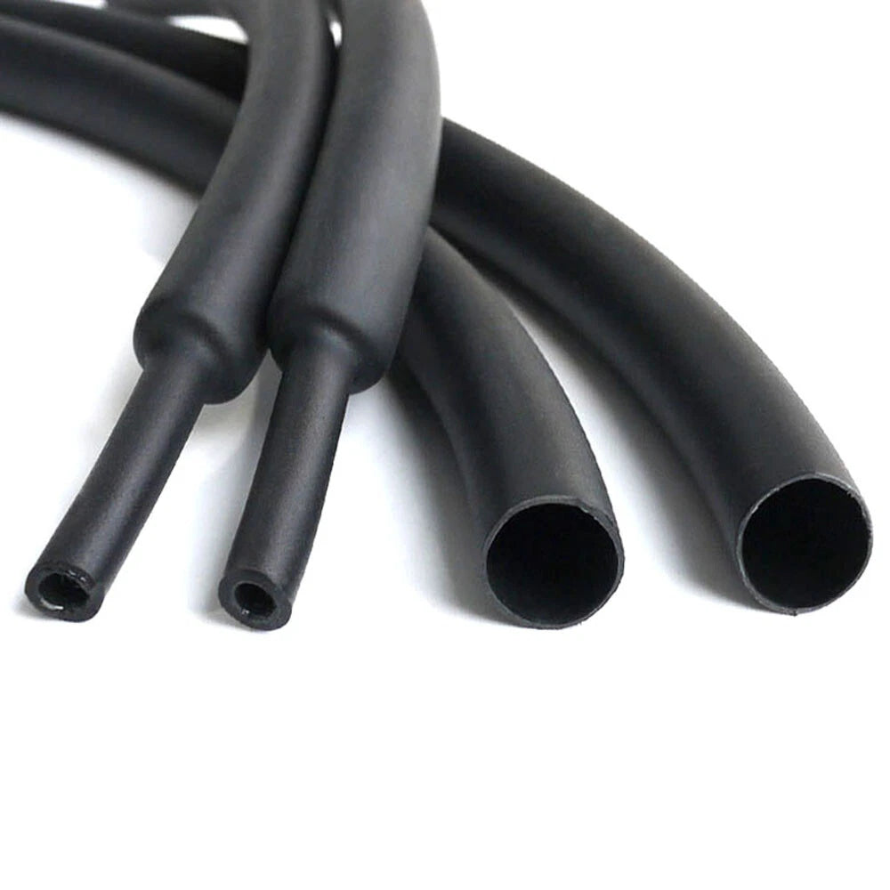 Black Heat Shrink Tubing | 2:1 / 3:1 / 4:1 | 0.6mm–80mm | Electrical Insulation Sleeving