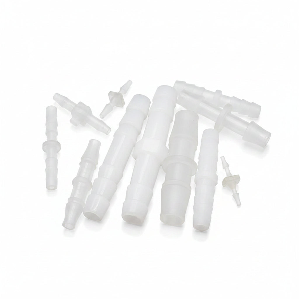 Plastic Straight Barbed Hose Connector — Tubing Joiner for Air & Water Lines, 1.6mm–10mm