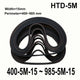HTD 5M Timing Belt 15mm Wide Closed Loop Synchronous Drive Belt — 400mm to 985mm