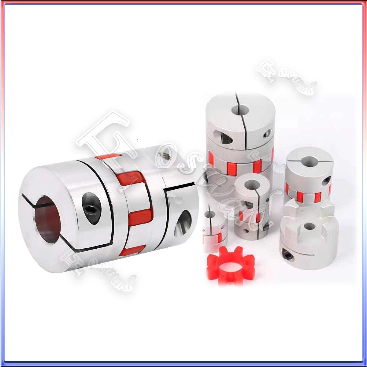 D65xL90 CNC Shaft Coupler Flexible Coupling Spider Splined Jaw Plum Pumps/Motor