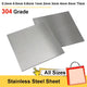304 Stainless Steel Sheet Plate 0.3mm 0.5mm 0.8mm 1mm 2mm 3mm 4mm 5mm Thick