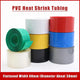 60mm PVC Heat Shrink Tubing for Battery Packs — 9 Colors, Cut to Length