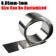 304 Stainless Steel Band Foil Sheet Metal Plate Strip Panel thick 0.02mm-1mm