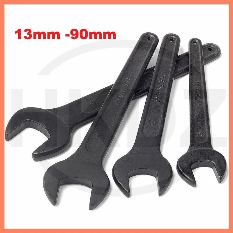 Open End Wrenches 13mm-90mm High Carbon Steel Heavy Spanner Repair Workshop Tool