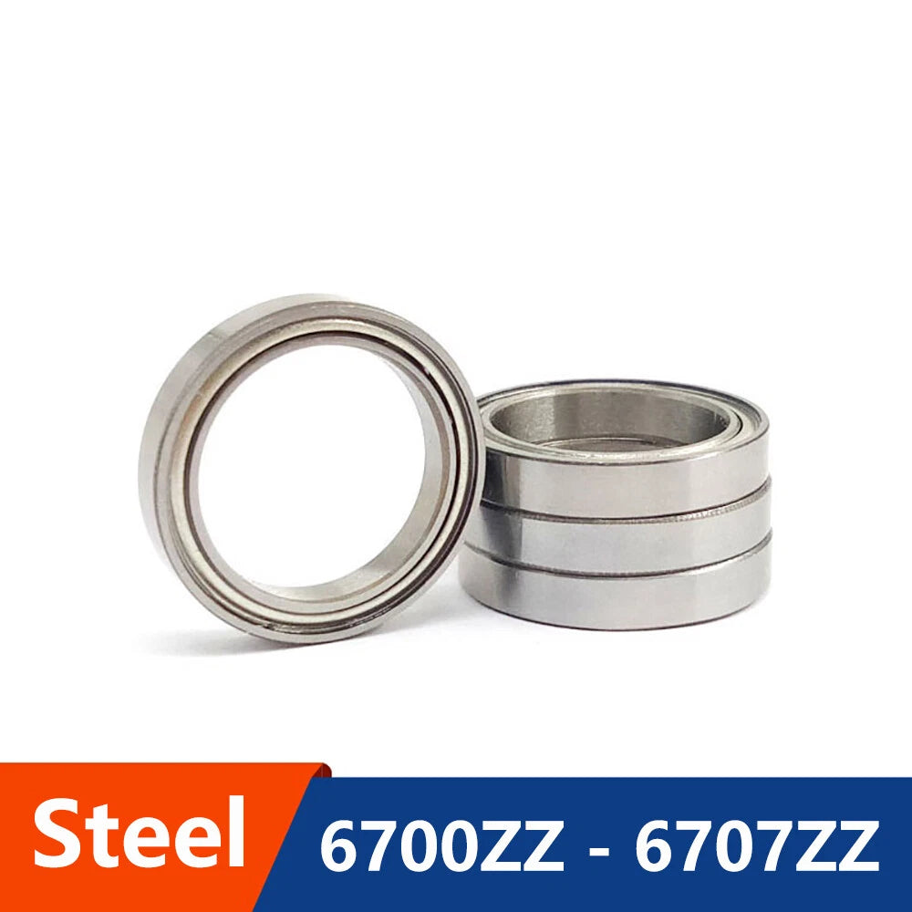 6700ZZ - 6707ZZ High Performance Thin Wall Deep Groove Ball Cartridge Bearings
