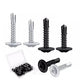#8 Phillips Wafer Head Self-Tapping Screws – 120pcs A2 Stainless Steel