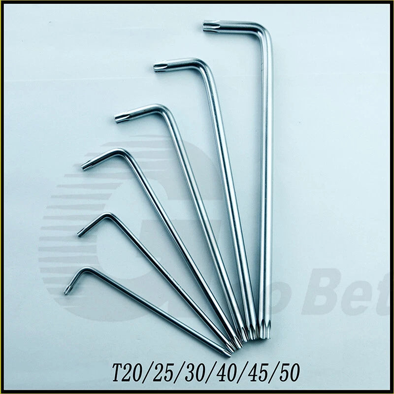 T25 T30 T40 T45 T50 Torx Key Security Anti Tamper Allen Star Keys Hollow Wrench