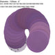 5/6'' Round Sanding Discs 6 Hole 80-2000 Grit Hook Loop Sander Orbital Sandpaper
