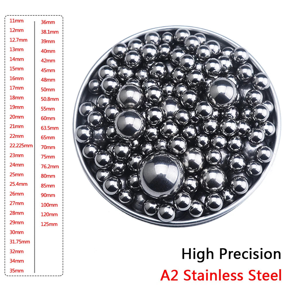 Solid Stainless Steel Ball 11mm-125mm Precision Ball Bearings Metal Balls A2 304
